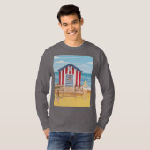 Dames op het strand t-shirt (Voorkant volledig)