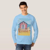Dames op het strand t-shirt (Voorkant volledig)
