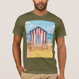 Dames op het strand t-shirt