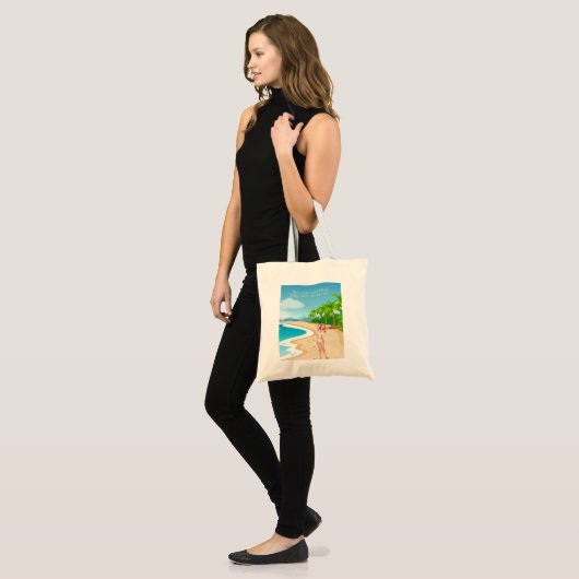 Dames op het strand tote bag (Voorkant (model))