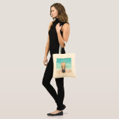 Dames op het strand tote bag (Voorkant (model))