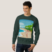 Dames op het strand trui (Voorkant volledig)