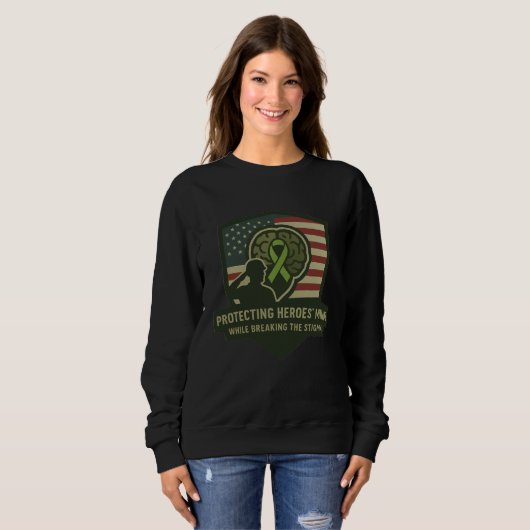 Dames Operation Mind Shield Sweatshirt (Voorkant volledig)