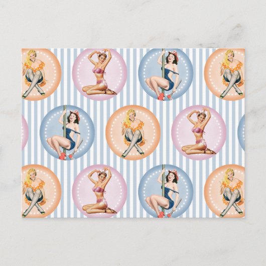Dames opknappen - Retro-modellen pinups Briefkaart (Voorkant)