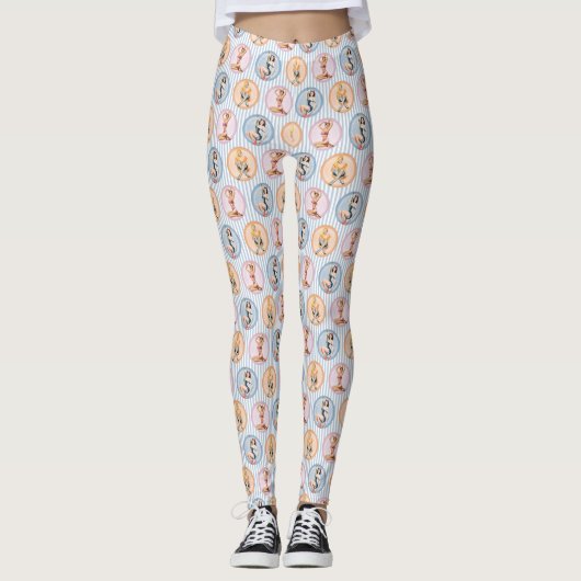 Dames opknappen - Retro-modellen pinups Leggings (Voorkant)