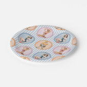 Dames opknappen - Retro-modellen pinups Papieren Bordje (Gekanteld)