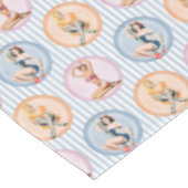 Dames opknappen - Retro-modellen pinups Tafelkleed (Gekanteld)