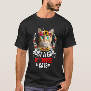 Dames Oranje Kat Eigenaar Alleen Voor Een Meisje D T-shirt
