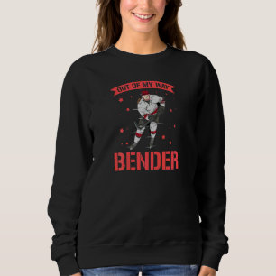 Dames Out Of My Way Bender Voor Een IJshockey Dame Trui