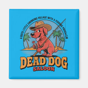 Dames Overheidsagentschap Hond Saloon Vissen Magneet