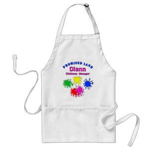 Dames Paintball-printers met Spletters met Paintba Standaard Schort