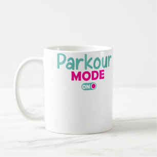 Dames Parkour Modus Aan Vrije Ren Funny Parkour  Koffiemok