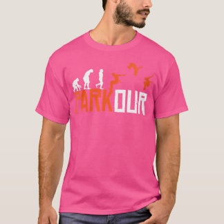 Dames Parkourlufer Parkour Parcouring Parcour T-shirt