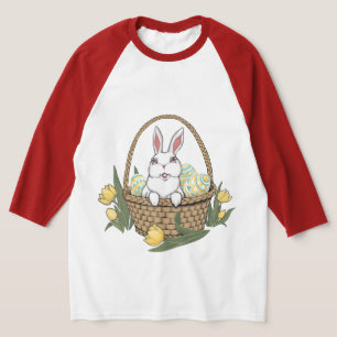 Dames Pasen Shirt Pasen Konijn Mand Jersey