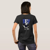Dames pasvorm Eastern Bands Zwarte T-shirt Eagle m (Achterkant volledig)