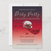 Dames Pet Derby Party Invitation Kaart (Voorkant)