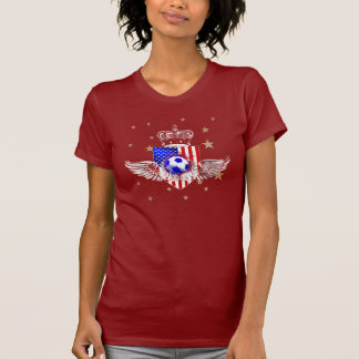 Dames Petite Girls Amerikaans voetbalshirt T-shirt