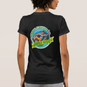 Dames petite (zwart) finale t-shirt (Achterkant)