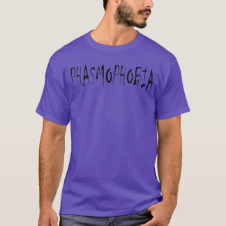 Dames Phasmophobia Vrees Geesten Halloween Horror T-shirt