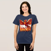 Dames Phoenix T-shirt – Phoenix Rising (Voorkant volledig)