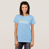 Dames Pickleball Bella Pickleball T-shirt (Voorkant volledig)