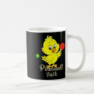 Dames pickleball chick grappige pickle bal koffiemok