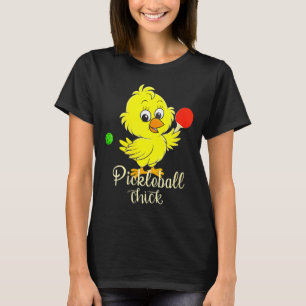 Dames pickleball chick grappige pickle bal t-shirt