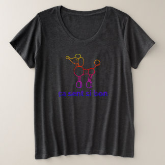 Dames Plus Maat "We ruiken Beter" Grote Maat T-shirt