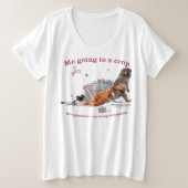 Dames Plus Shirt Punch the Monkey (Design voorkant)
