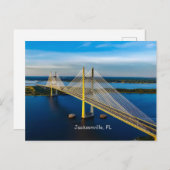 Dames Point Bridge, Jacksonville Briefkaart (Voorkant / Achterkant)