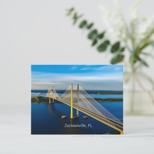 Dames Point Bridge, Jacksonville Briefkaart (Staand voorkant)