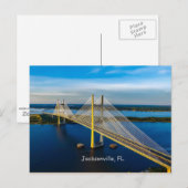Dames Point Bridge, Jacksonville Briefkaart (Voorkant / Achterkant)