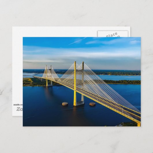 Dames Point Bridge, Jacksonville Briefkaart (Voorkant / Achterkant)