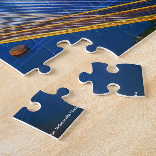 Dames Point Bridge Jacksonville Florida Legpuzzel (Zijkant)