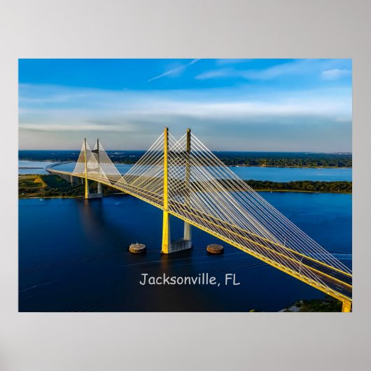 Dames Point Bridge, Jacksonville Poster (Voorkant)