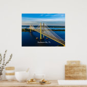 Dames Point Bridge, Jacksonville Poster (Keuken)