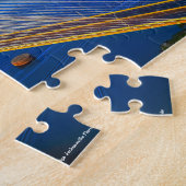 Dames Point-brug Jacksonville Florida. Legpuzzel (Zijkant)