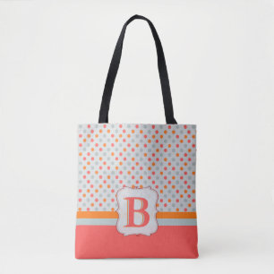Dames Polka gestippeld, geparafeerde Golf Tote Bag