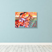 Dames Polo Canvas Afdruk (Insitu (Houten vloer))