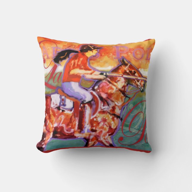 Dames Polo Pillow Kussen (Voorkant)