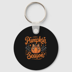 Dames Pompoen Shirt Grafisch Thanksgiving Hallowee Sleutelhanger
