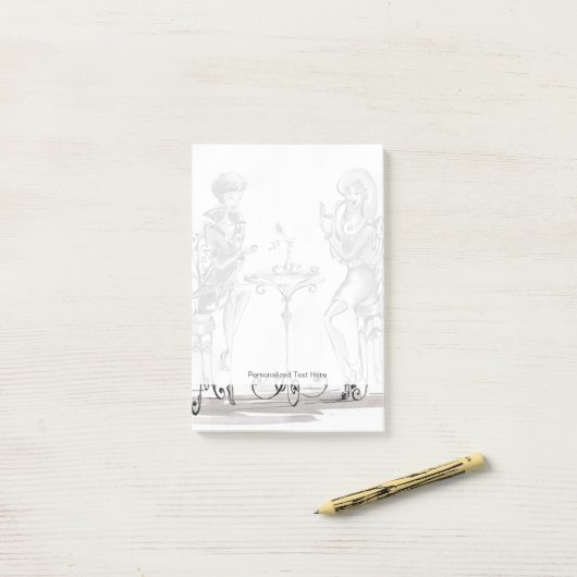 Dames Post-it® Notes (Op bureau)