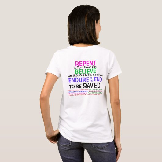 Dames Preach Shirt (Achterkant volledig)