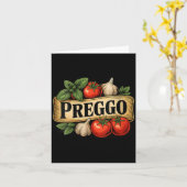 Dames Preggo Kostuum Zwangerschapsaankondiging Pre Kaart (Gele Bloem)