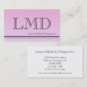 Dames Professioneel, modern design Visitekaartje (Voorkant / Achterkant)