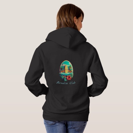 Dames Pullover Hoodie (Achterkant volledig)