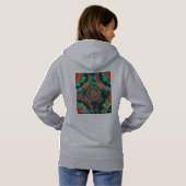 Dames Pullover Hoodie Aanbiedingsprijs  (Achterkant volledig)