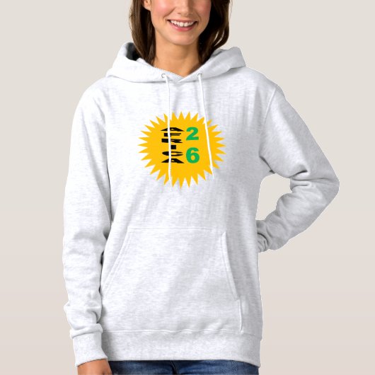 Dames Pullover Hoodie as SUN AFRICA 26 (Voorkant)