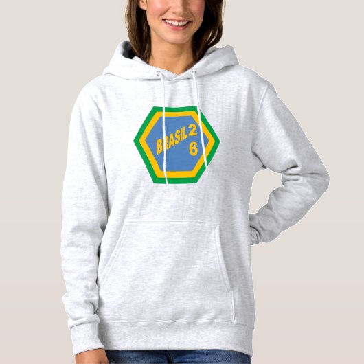 Dames Pullover Hoodie as SUN BRASIL (Voorkant)
