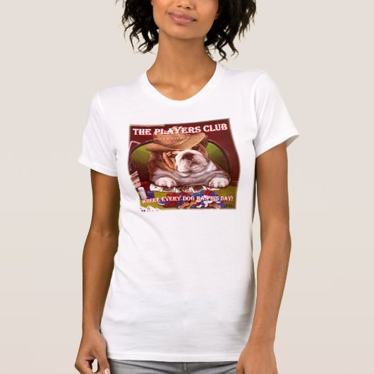 Dames Pup Player T-Shirt (Voorkant)